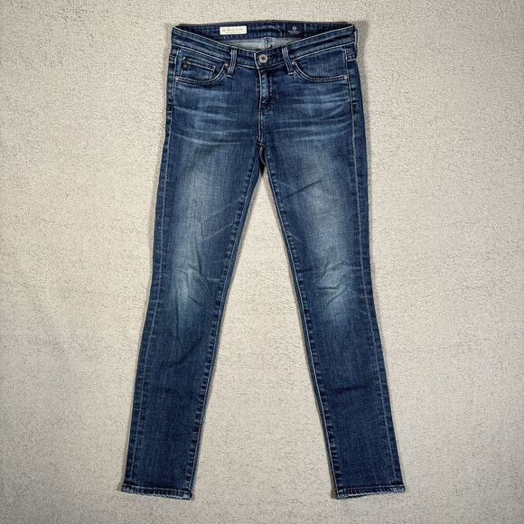 Adriano Goldschmied AG Jeans Stevie Ankle Slim Straight Women’s Fit 28x26 - Picture 1 of 10
